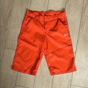 Puma NWOT Stylish Orange Boys Size M 12-13 Athletic Shorts Lightweight Casual